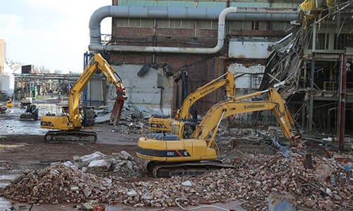 liugong demolition excavators